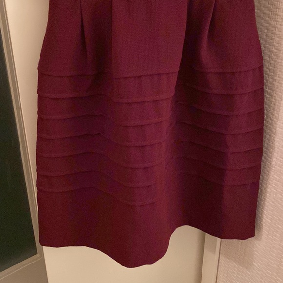 Madewell midnight Fit and Flate sleeveless cranberry red dress. Size 4 - Picture 3 of 7